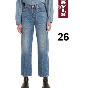 Levi's ribcage jeans, brand new